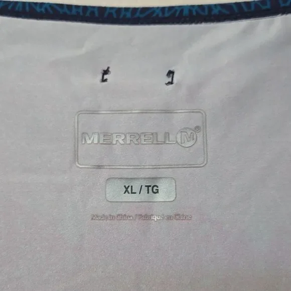 Merrell Dress Womens Size XL Striped Floral TIE Back Long Sleeve Midi Stretchy - Picture 4 of 8